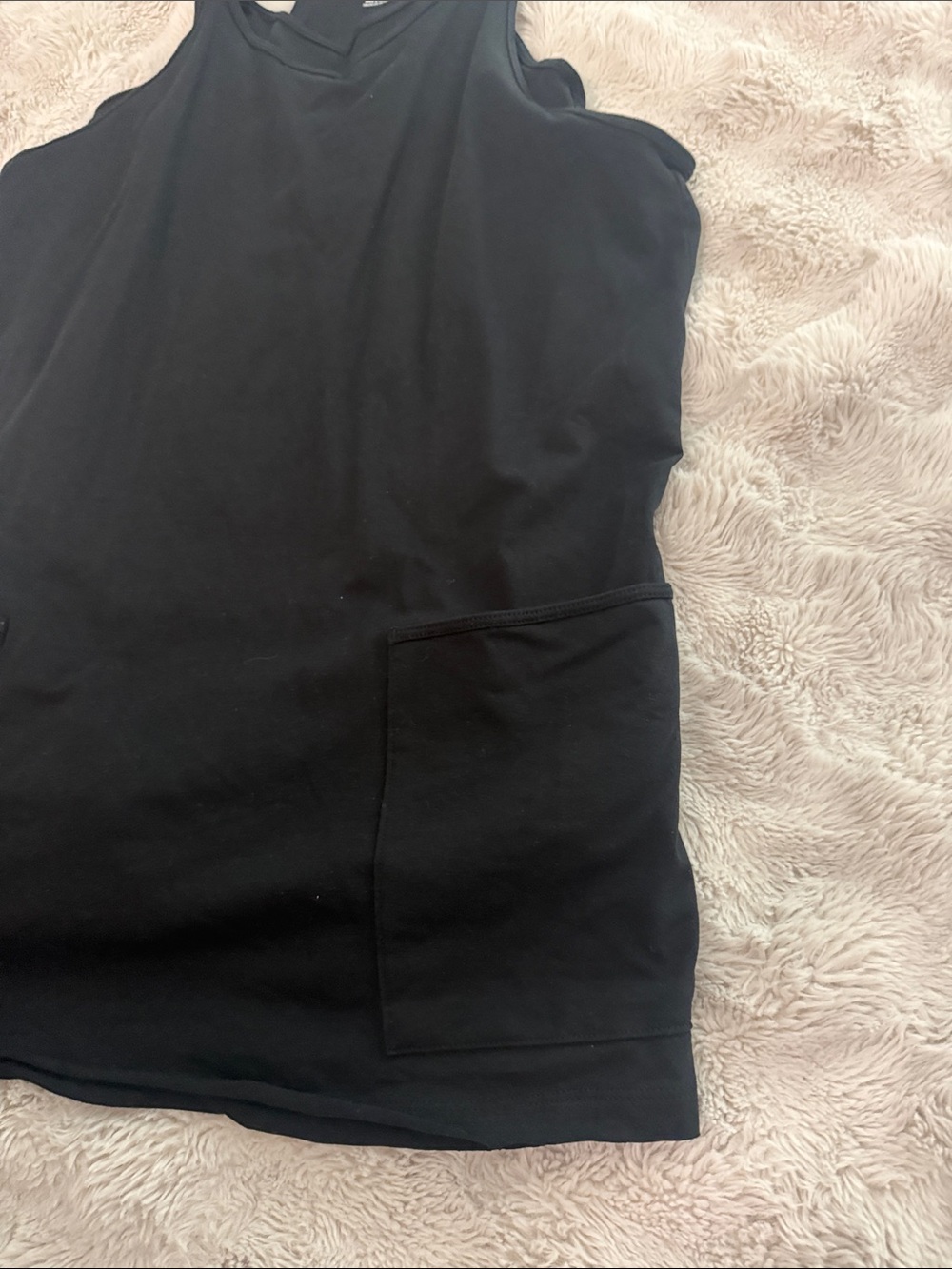Wild fable Black Pocket Racerback Tank Dress - Picture 4 of 10
